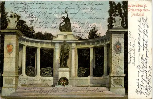 Würzburg - Prinzregenten Denkmal -635770