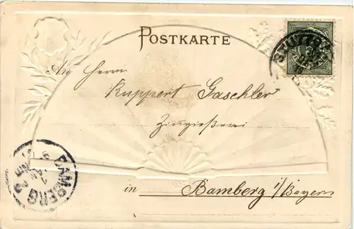 Gruss aus Stuttgart - Litho -636254