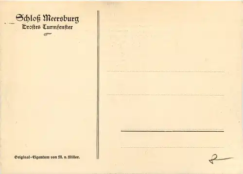 Meersburg, Schloss, Drostes Turmfenster -522808