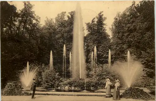 Lichtenwalde - Die Wasserkünste im gräfl. Park - Bahnpost Chemnitz Rosswein -634832