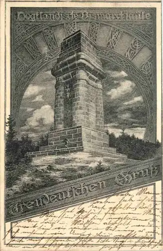 Markneukirchen - Vogtländische Bismarcksäule -634892