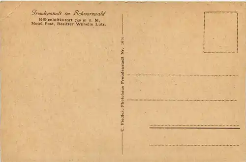 Freudenstadt, Hotel Post -523896