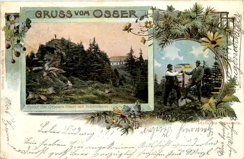 Gruss vom Osser - Litho -636414