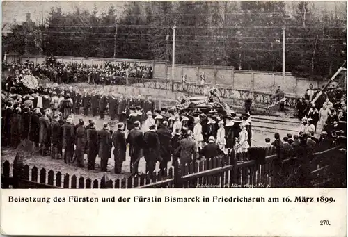 Beisetzung des Fürsten und der Fürstin von Bismarck in Friedrichsruh 7899 -635012