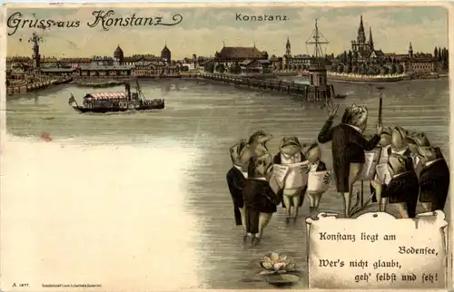 Gruss aus Konstanz - Litho -636070