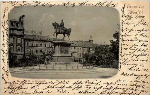 Gruss aus Elberfeld - Kaiser Wilhelm Denkmal -636090