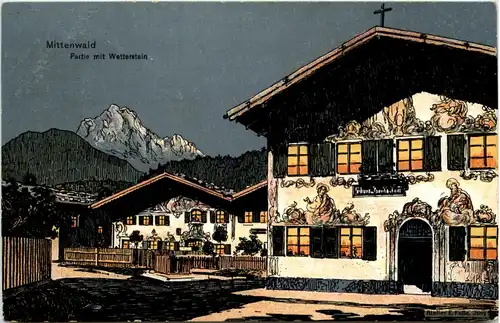 Mittenwald - Künstler-AK Eugen Felle -607882