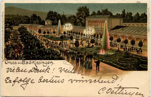 Gruss aus Bad Kissingen - Litho -636250