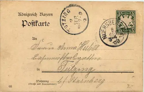 Gruss aus Nürnberg - handgemacht -635600