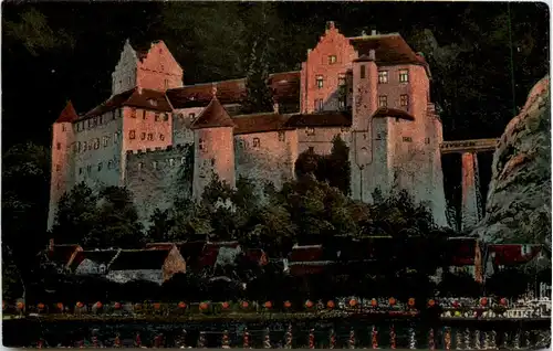 Meersburg, Schlossbeleuchtung -523372