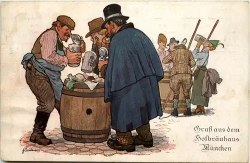 München - Münchner Hofbräuhaus - Bier -635372