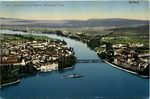 Konstanz, vom Ballon aus -523412