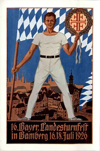 Bamberg - 16. Bayer. Landesturnfest 1926 -636450