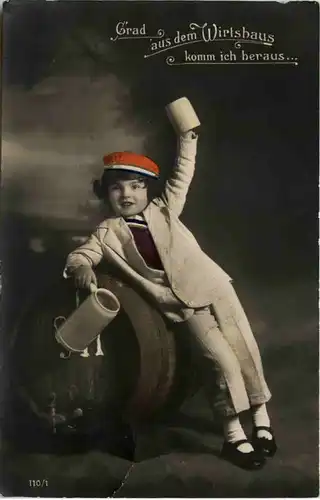 Grad aus dem Wirtshaus komm ich heraus - Bier -635800