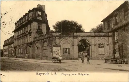 Bayreuth - Eingang zum Hofgarten -635486
