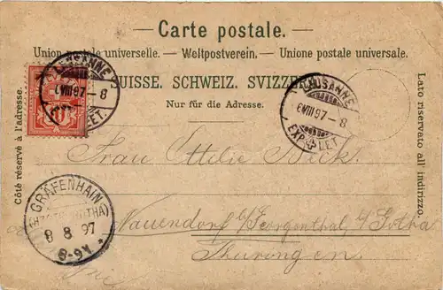 Souvenir de Lausanne - Litho -636630