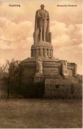 Hamburg - Bismarck Denkmal -636730