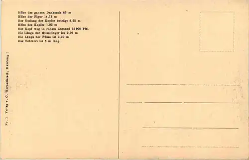 Hamburg - Bismarck Denkmal -636730