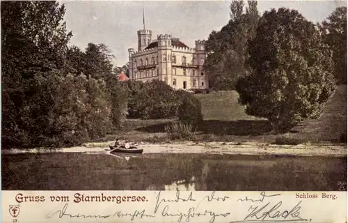 Grüsse vom Starnbergersee - Schloss Berg -636770