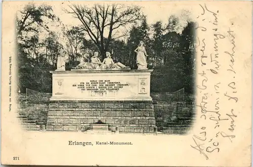 Erlangen - Kanal Monument -635732