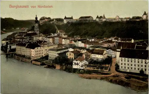 Burghausen von Nordosten -636850