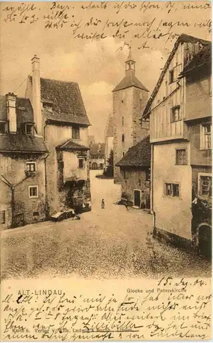 Lindau - Glocke und Peterskirche -608564