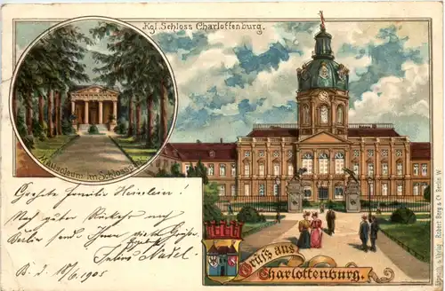 Gruss aus Charlottenburg - Litho -636248