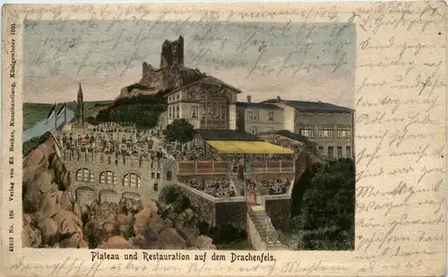 Königswinter - Plateau und Restauration auf dem Drachenfels -636120