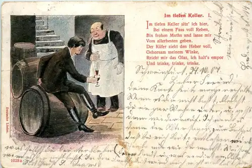 Humor - Im tiefen Keller - Wein -636140