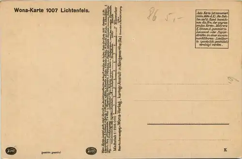 Lichtenfels und Umgebung - Landkarte -637824