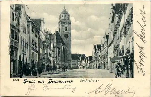 Gruss aus Donauwörth - Reichsstrasse -636192