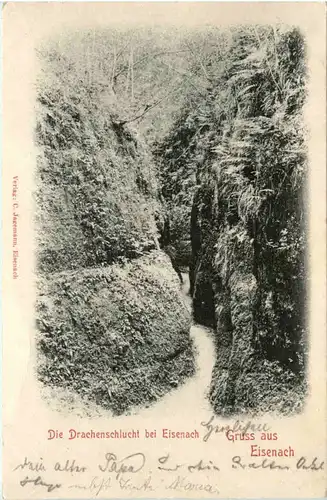 Eisenach, Die Drachenschlucht -398576