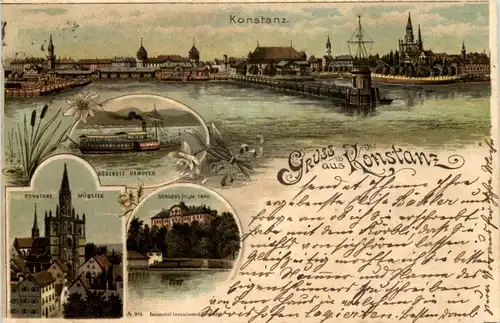 Gruss aus Konstanz - Litho -637370