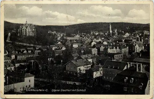 Lichtenstein-C. Oberer Stadtteil mit Schloss -524068