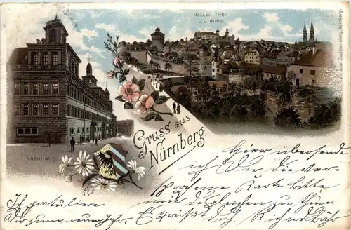 Gruss aus Nürnberg - Litho -636680