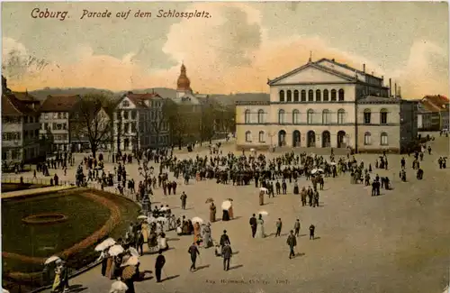 Coburg - Parade auf dem Schlossplatz -637854