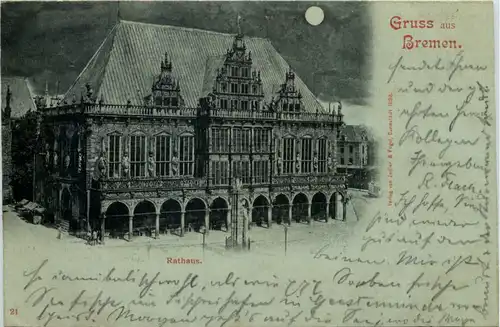 Gruss aus Bremen - Rathaus -636948