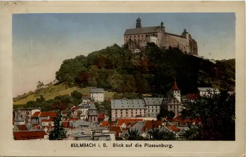 Kulmbach - Blick auf die Plassenburg -637530