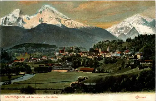 Berchtesgaden mit Watzmann - Werbung Lager Kühl Fett -636566