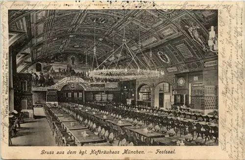 München - Hofbräuhaus - Festsaal -635382