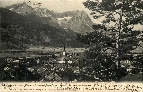 Gruss aus Partenkirhcen Garmisch -636772