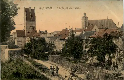 Ingolstadt - Alte Stadtmauerpartie -636852