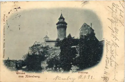 Gruss aus Nürnberg - Freiung -635602