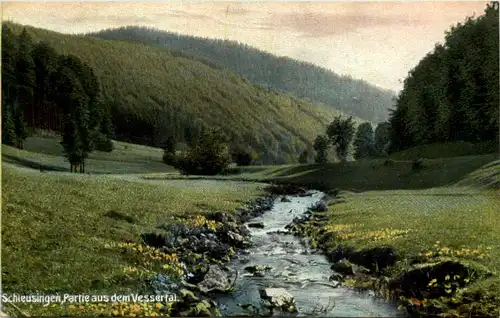 Schleusingen, Partie aus dem Vessertal -524218