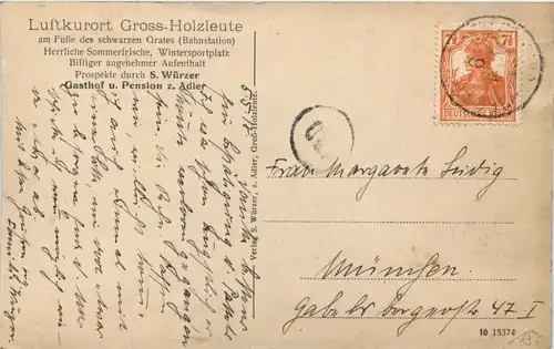 Gross Holzleute mit Hengelesweiher - Künstler-AK Eugen Felle -609774