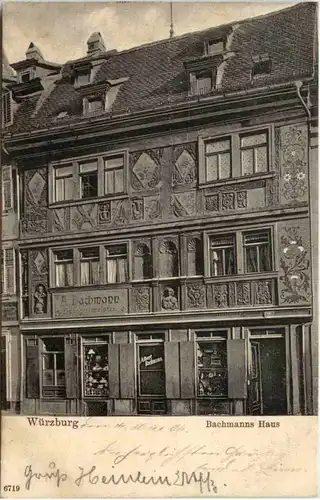 Würzburg - Bachmanns Haus -635762