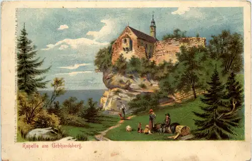Kapelle am Gebhardsberg - Litho -609834