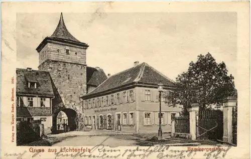 Gruss aus Lichtenfels - Bambergerthor - Bahnpost -637568