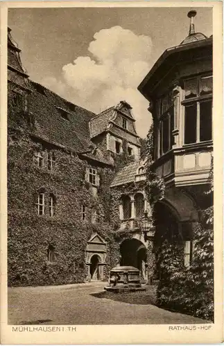 Mühlhausen i.Thür., Rathaus-Hof -524868
