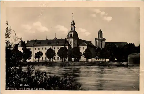 Küstrin - Blick auf die Schloss-Kaserne -637226